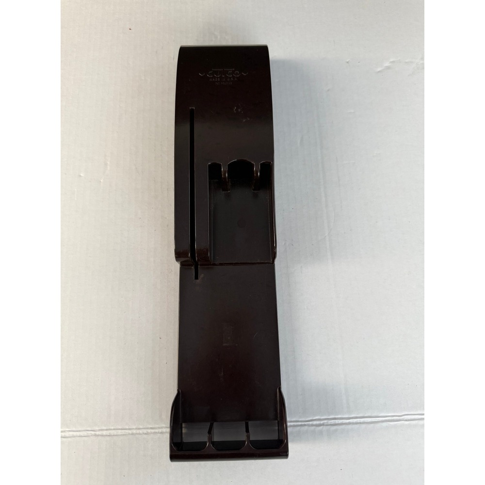 Cutco Vintage Wall Mount Knife Holder Brown Plastic Cutlery Storage Made in USA‎